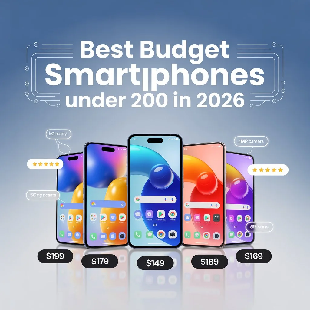 Best Budget Smartphones Under $200 in 2026