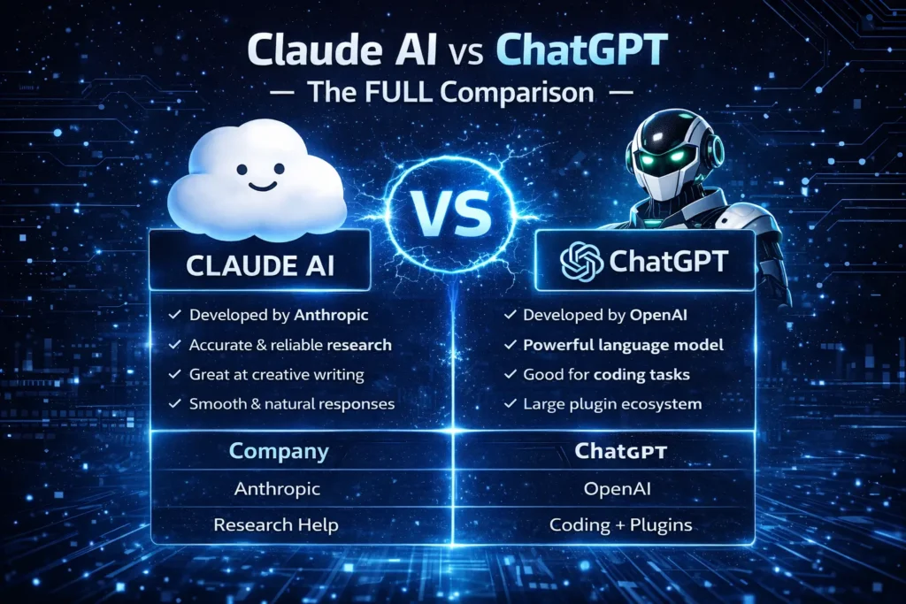 Claude AI vs ChatGPT,which is better claude or gpt