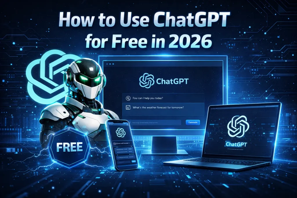 How to Use ChatGPT for Free in 2026 ,The Complete Guide